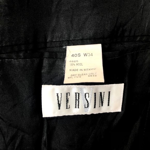 Vintage Grey Wool Blazer | Versini - Picture 8 of 10